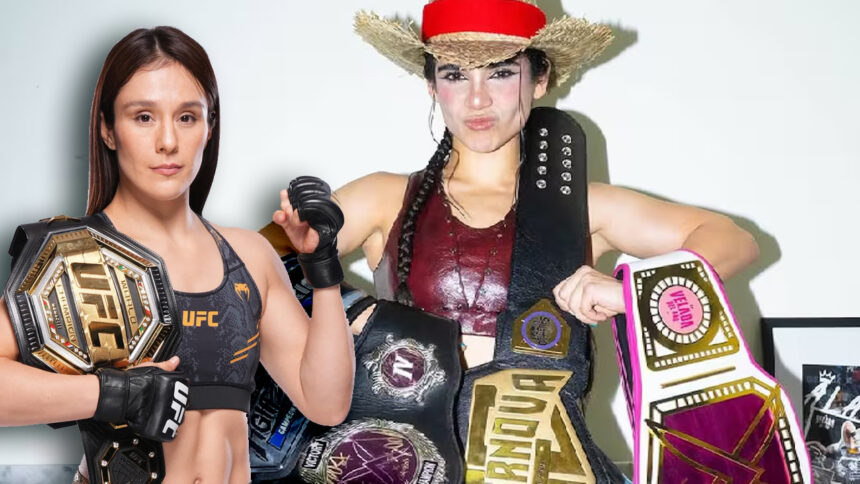 Alexa Grasso apoya a Alana Flores antes de su despedida en el ring