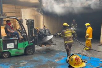 Incendio en Escobedo