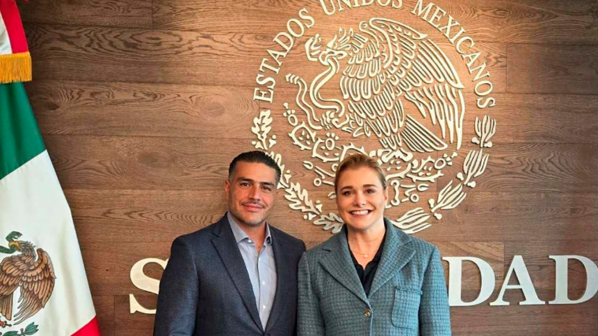 Maru Campos y García Harfuch