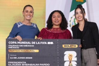Representa a México en la Inauguración del Mundial