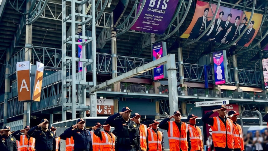 CDMX blindara conciertos de BTS