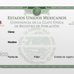 CURP mostrará estatus especial