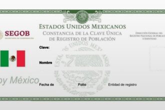 CURP mostrará estatus especial