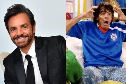 Eugenio Derbez festeja en redes