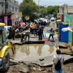 Fuga de agua en Xochimilco provoca inundaciones y daños en viviendas