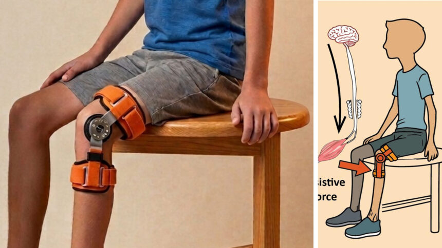 Nuevo robot portátil ayuda a niños con atrofia muscular a volver a ponerse de pie