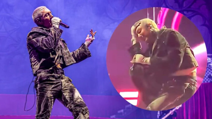 Oli Sykes, cantante de Bring Me The Horizon, recibe impacto de un celular en pleno concierto y presenta conmoción leve