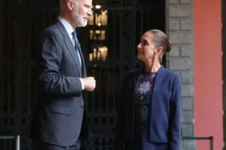 Claudia Sheinbaum y el rey de España