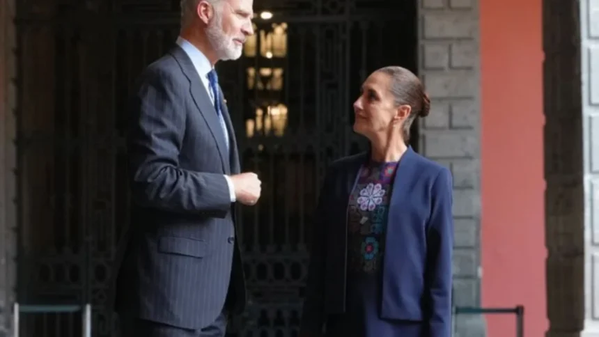 Claudia Sheinbaum y el rey de España