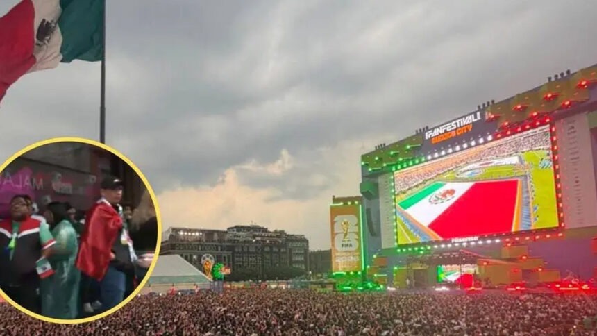 Fan Fest del Zócalo se llena de aficionados para apoyar a México en el duelo clave frente a Ecuador