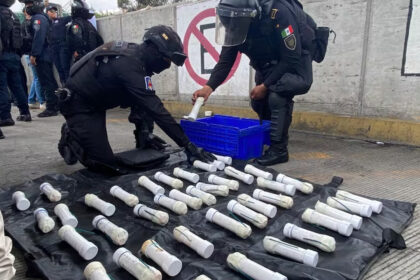 Revisión preventiva en accesos a CDMX deriva en aseguramiento de objetos de riesgo