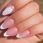 Uñas french blancas