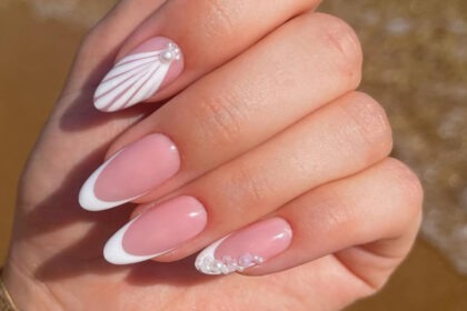 Uñas french blancas