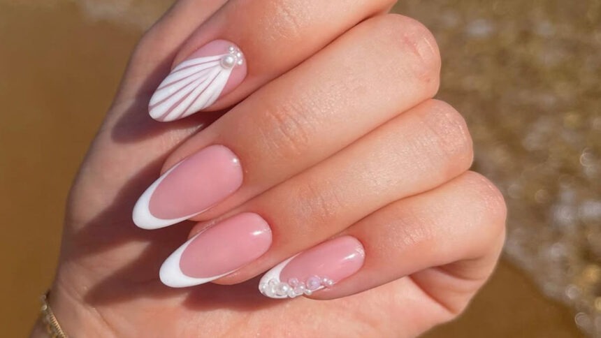 Uñas french blancas