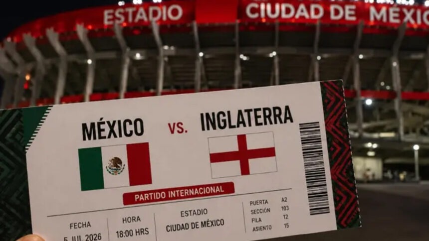 Boletos para el México vs Inglaterra