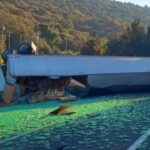 Cierran la autopista México-Cuernavaca por volcadura de tráiler con ácido