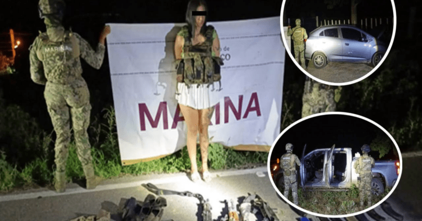 Marina detiene a mujer