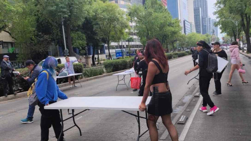 Protesta trans en Reforma: Bloqueos frente al Senado y daños a infraestructura