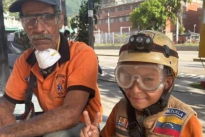 Sebastián Corro rescatista: El niño de 10 años que apoya tras el terremoto en Venezuela