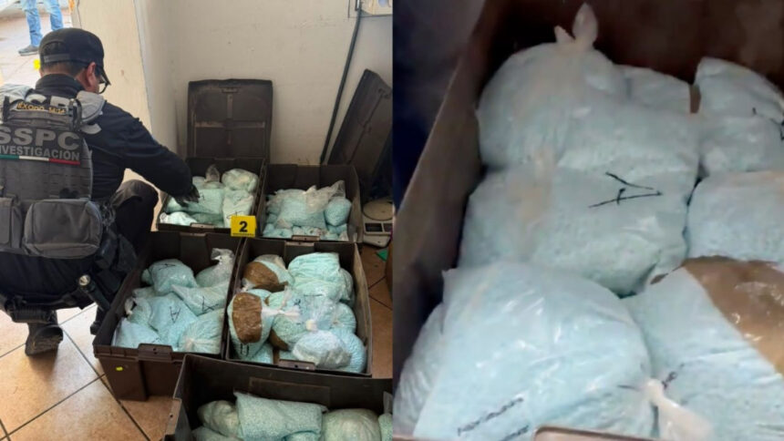 Aseguran 120 kilos de fentanilo en Mexicali tras operativo contra 'Los Rusos'
