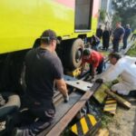 Descarrila tren de la Línea 3 del Metro en Ticomán; no hubo pasajeros ni lesionados