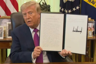 Donald Trump oficializa cambio de nombre del lago Ontario a 'Lago de América'