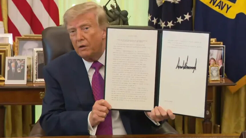 Donald Trump oficializa cambio de nombre del lago Ontario a 'Lago de América'