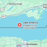 Google Maps renombra el Lago Ontario como 'Lago América' tras orden de Trump