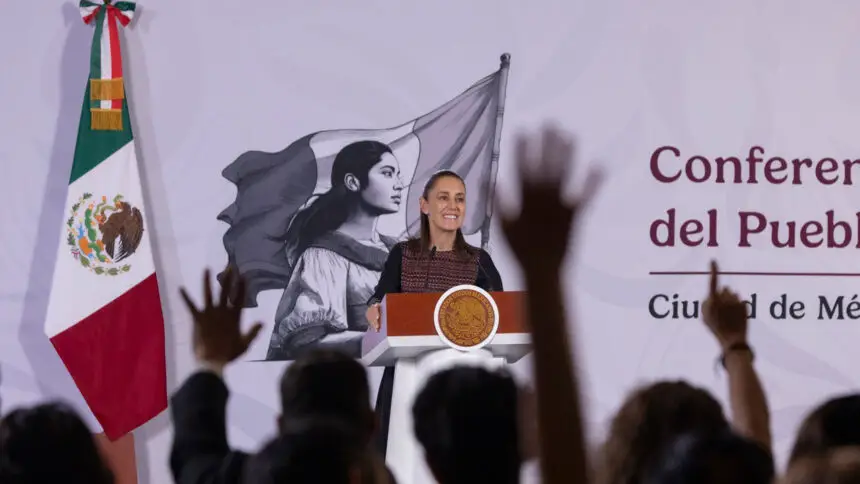 La presidenta Claudia Sheinbaum
