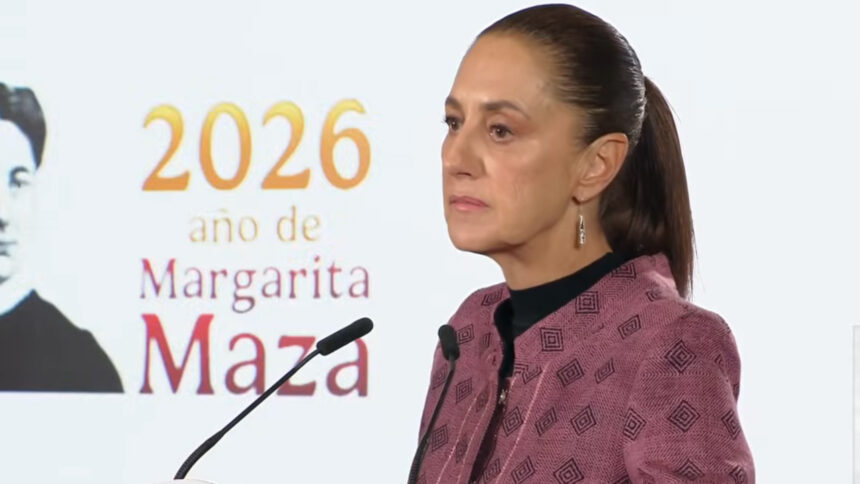 La presidenta Claudia Sheinbaum