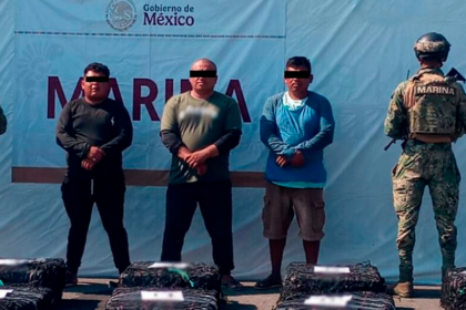 Marina asegura 4.4 toneladas de cocaína en costas de Chiapas y Oaxaca; hay 16 detenidos