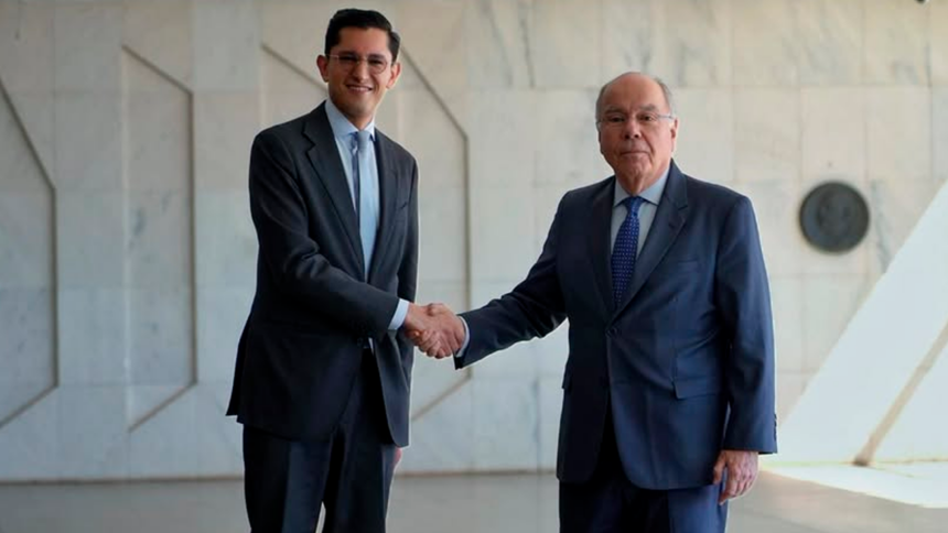 Roberto Velasco y canciller de Brasil