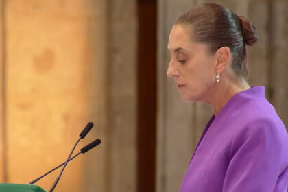 La presidenta Claudia Sheinbaum