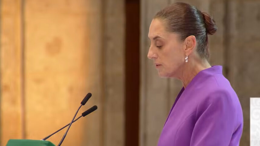 La presidenta Claudia Sheinbaum