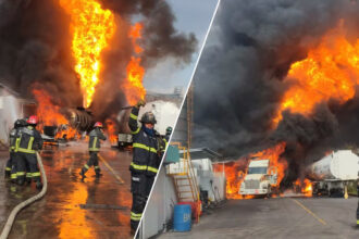Llamas y combustible desatan tragedia en Tlalnepantla; muere elemento de Protección Civil