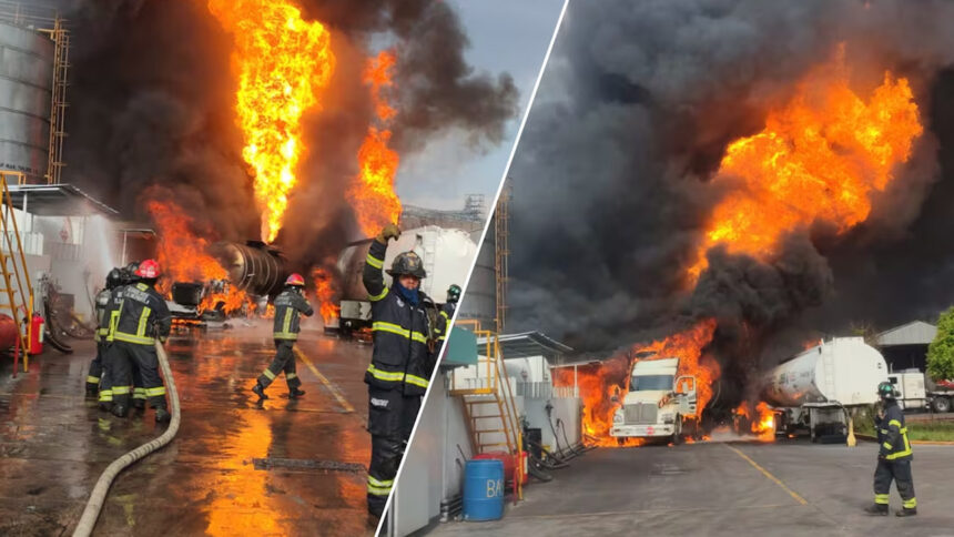 Llamas y combustible desatan tragedia en Tlalnepantla; muere elemento de Protección Civil